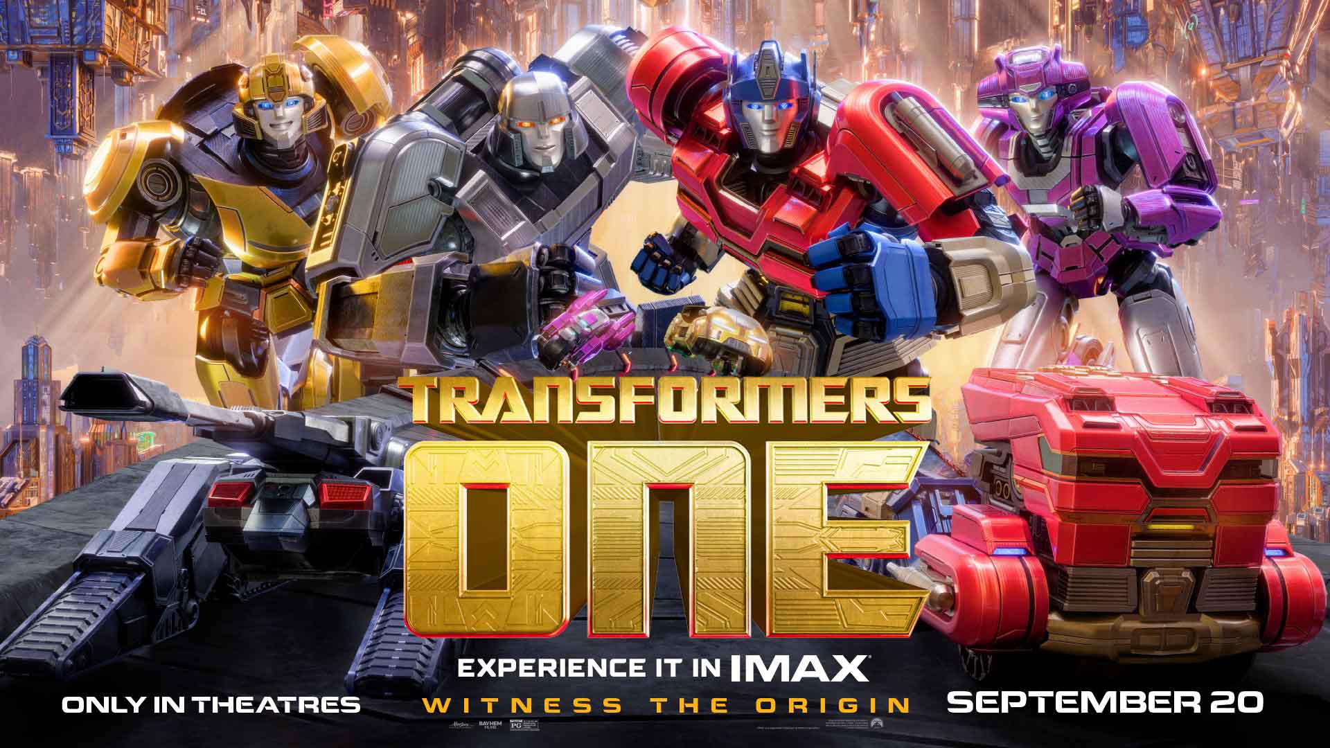 transformers one poster